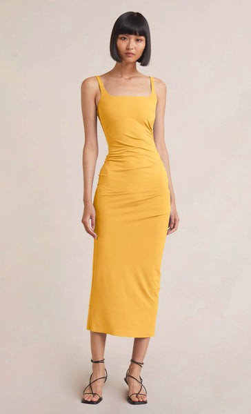 Yasmin Midi Dress- Papaya