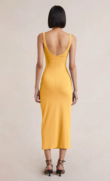 Yasmin Midi Dress- Papaya
