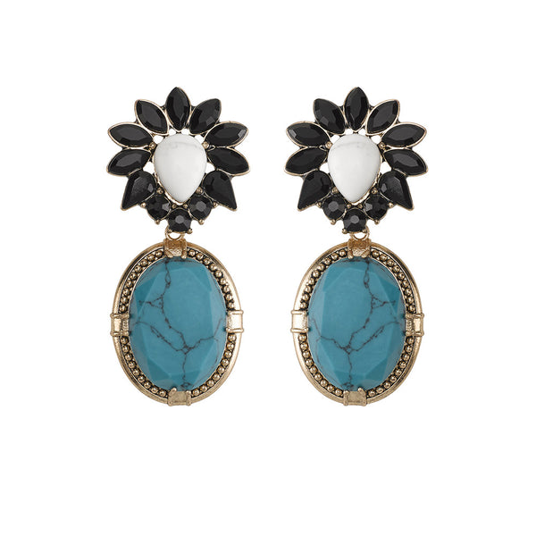Midnight Dahlia Earrings