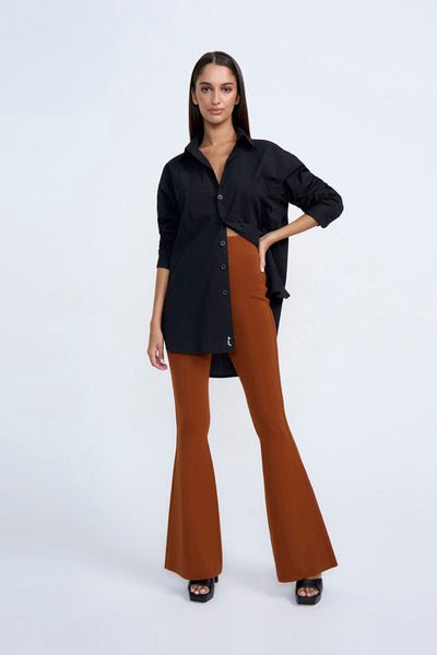 NAOMI KNIT PANT- CLAY
