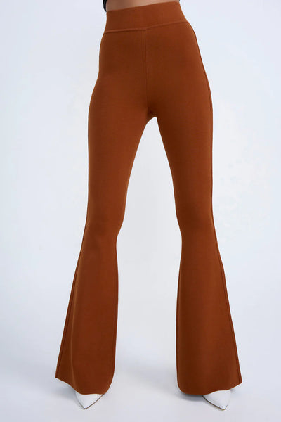 NAOMI KNIT PANT- CLAY