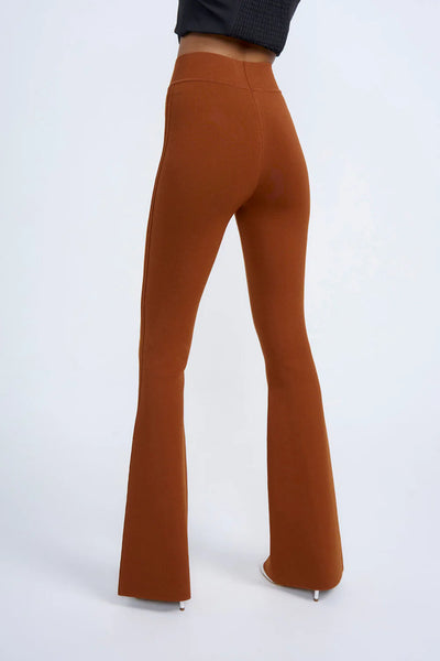 NAOMI KNIT PANT- CLAY