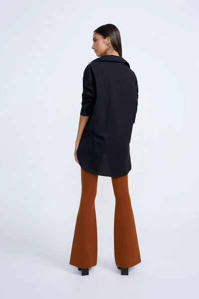 NAOMI KNIT PANT- CLAY