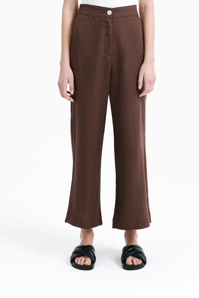 Rynn Linen Pant- Cacao