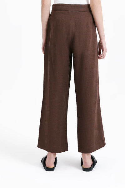 Rynn Linen Pant- Cacao