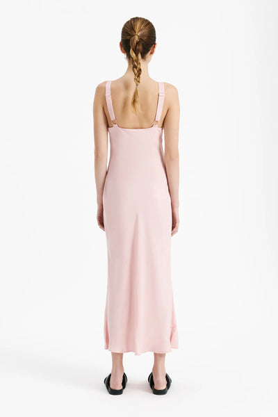 Harlow Cupro Slip Dress- Guava