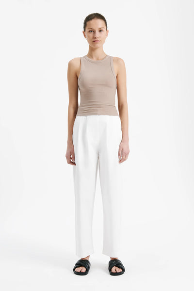 Monroe Organic Rib Tank- Mink