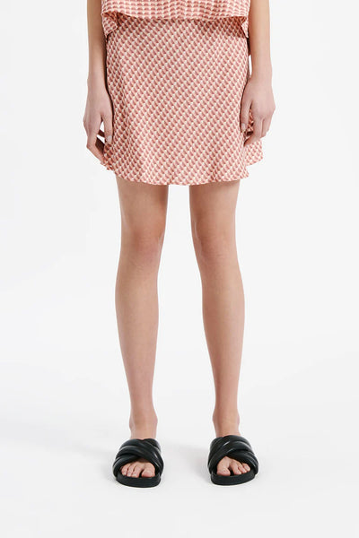 Rhys Cupro Mini Skirt
