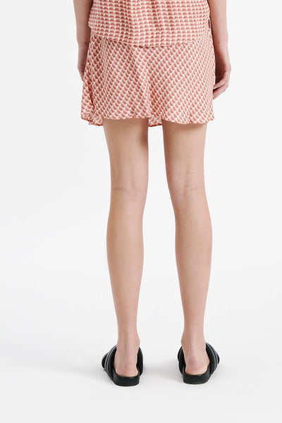 Rhys Cupro Mini Skirt