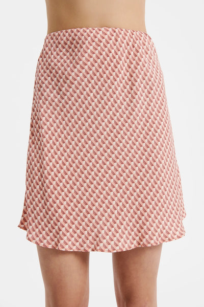 Rhys Cupro Mini Skirt