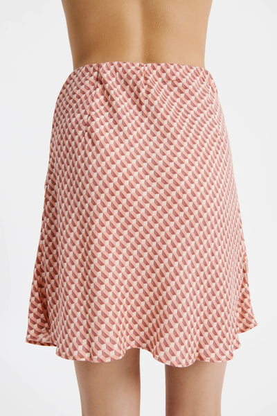 Rhys Cupro Mini Skirt