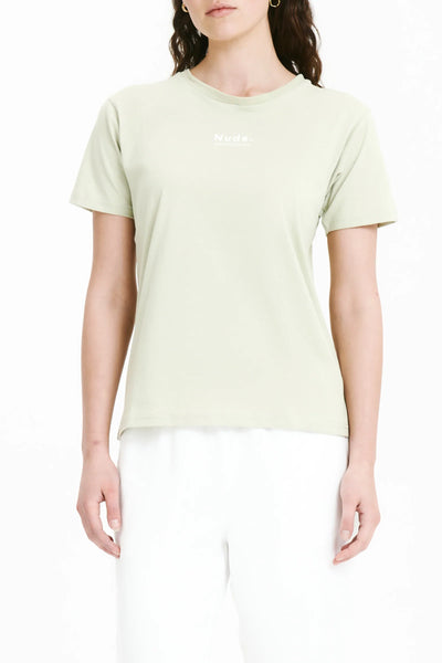 Nude. Organic Heritage Tee- Eucalyptus