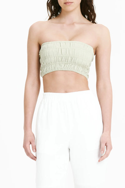 Oasis Poplin Bodice- Eucalyptus