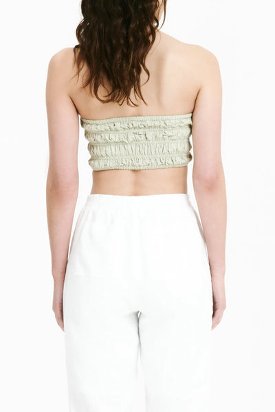 Oasis Poplin Bodice- Eucalyptus