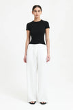 Monroe Organic Rib Tee- Black