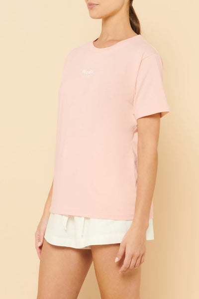 Nude Organic Heritage Tee- Mineral Pink