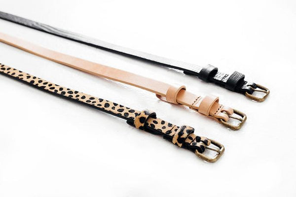 Never Never Belt- Black Lizard