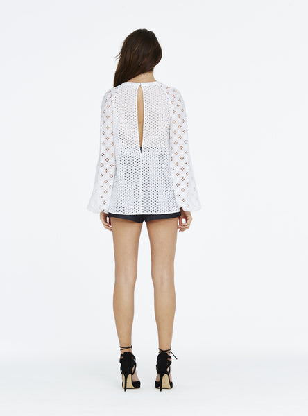 One Call Away Blouse- White