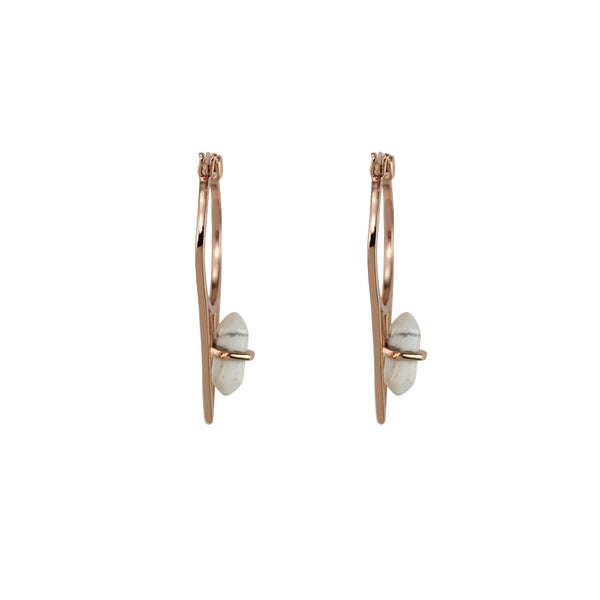 ParisianDusk Earring- White Howlite