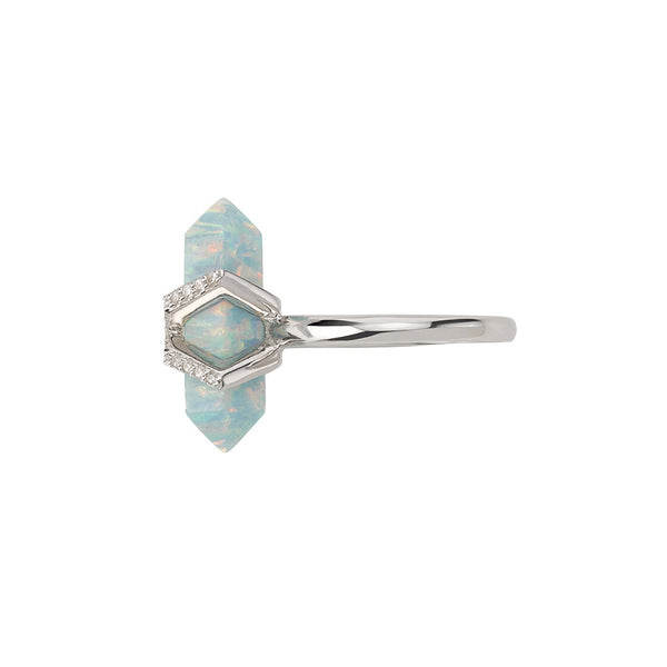 Parisian Dusk Ring- Opal/Silver