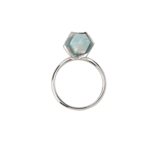 Parisian Dusk Ring- Opal/Silver