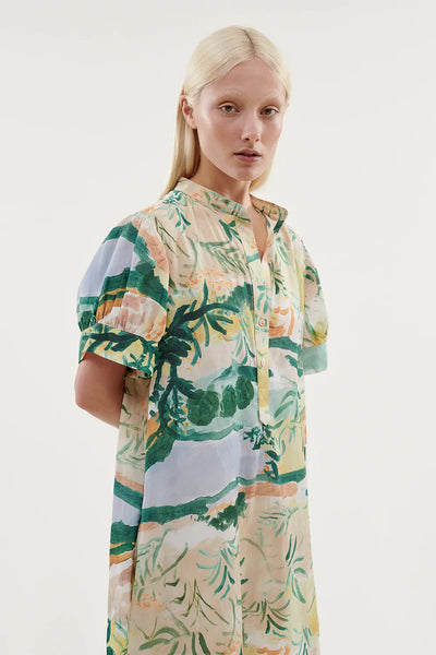 Printed Tillhora Shirt Dress
