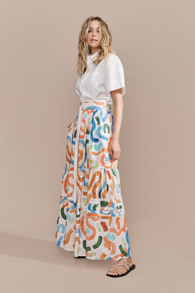 Printed Cotton Ratti Skirt