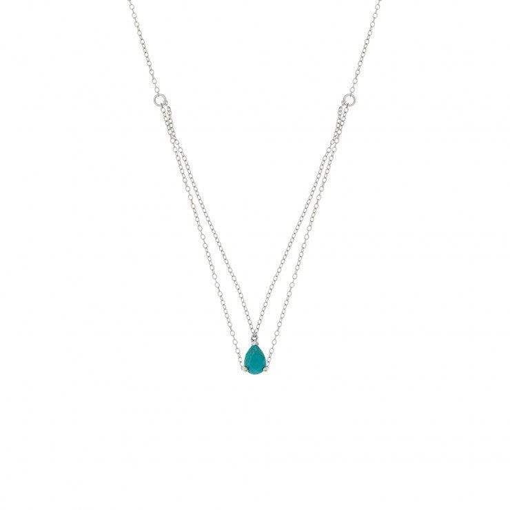 Palm Seeker Choker- Silver