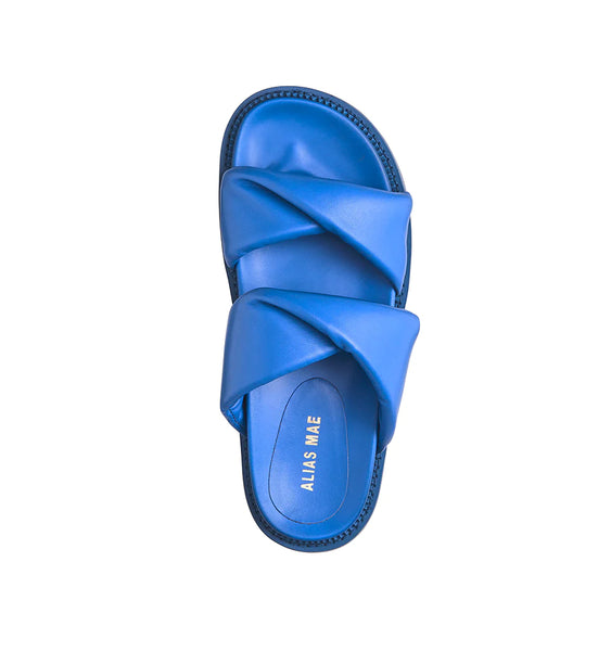 Paris- Bright Blue Leather