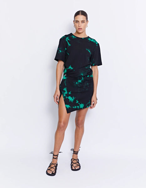 Enzo Twist Dress | Ink