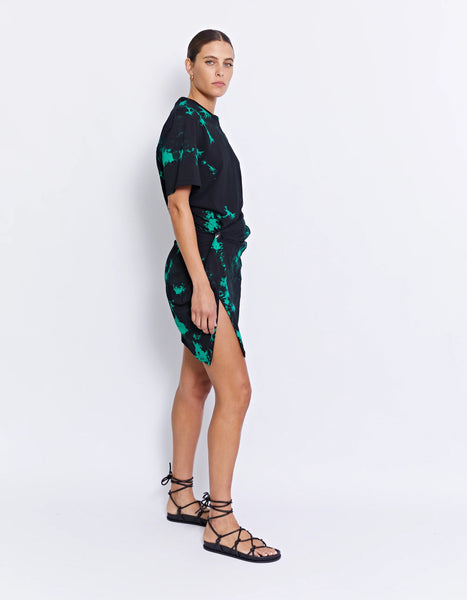 Enzo Twist Dress | Ink