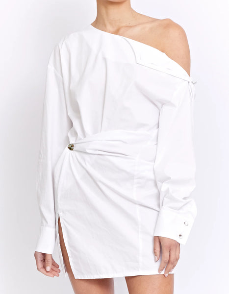 Thomas Twist Dress | Powder