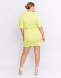 Murphy Mini Dress- Citron