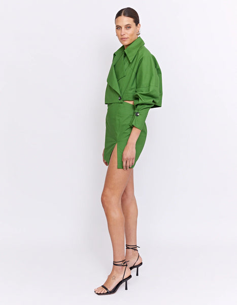 THE MONROE TRENCH DRESS | LEAF