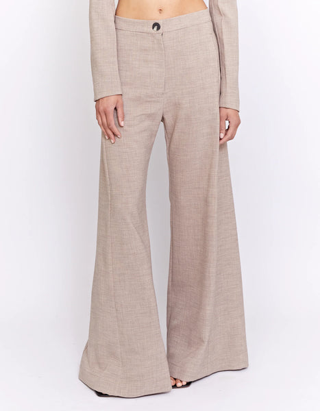 THE BAXTER WIDE LEG PANT | BISCUIT