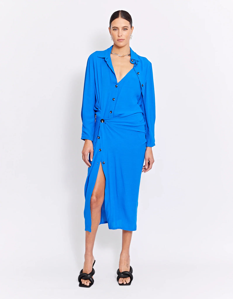Sinclair Twist Dress- Ultramarine