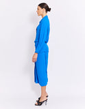 Sinclair Twist Dress- Ultramarine
