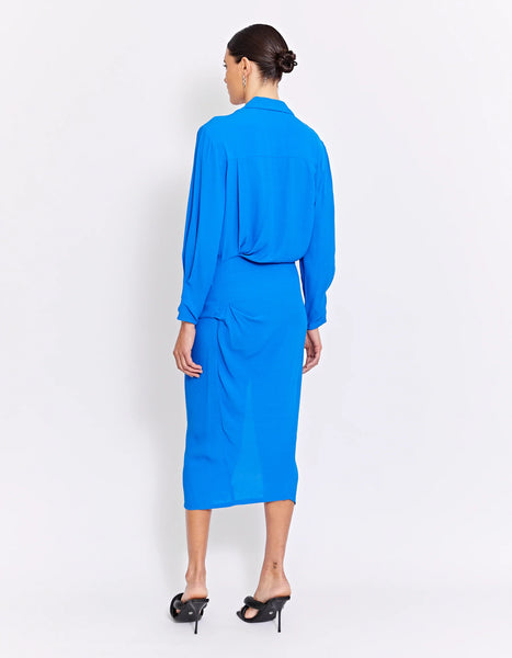 Sinclair Twist Dress- Ultramarine