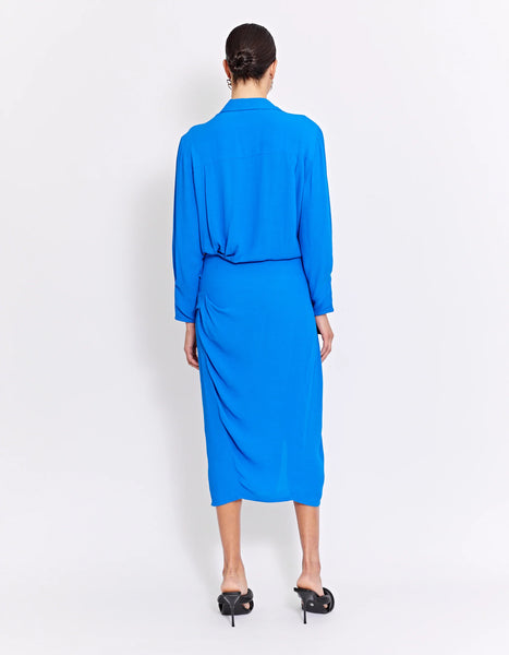 Sinclair Twist Dress- Ultramarine