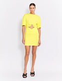 Murphy Mini Dress- Citron
