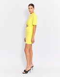 Murphy Mini Dress- Citron