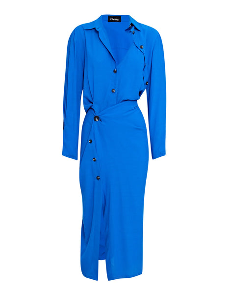 Sinclair Twist Dress- Ultramarine