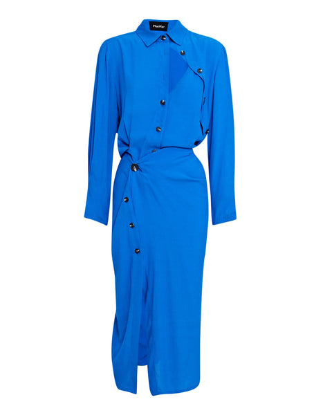 Sinclair Twist Dress- Ultramarine
