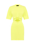 Murphy Mini Dress- Citron