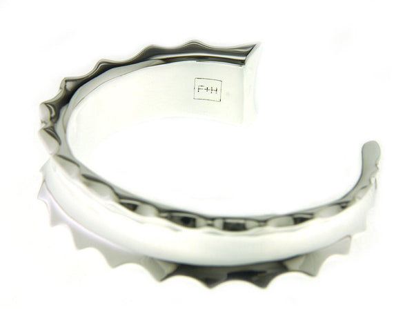 The "Spike Jonze" Succulent Wrist Cuff- Sterling Silver