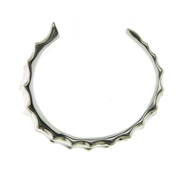 The "Spike Jonze" Succulent Wrist Cuff- Sterling Silver