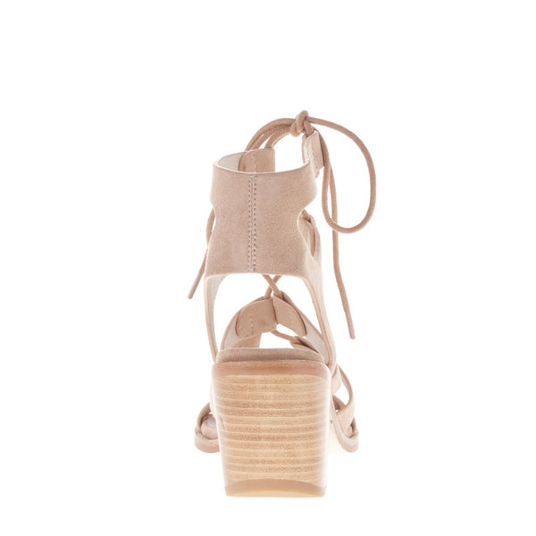 Rudey Heel- Blush Suede