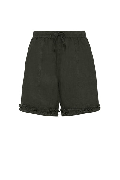 Ruffle Short - Safari