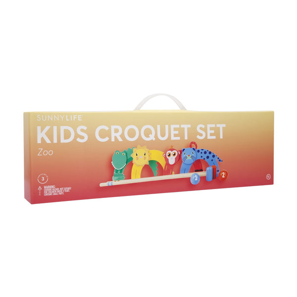 Kids Croquet Set Zoo