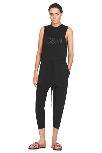 Classic Logo Tank- Black/Black